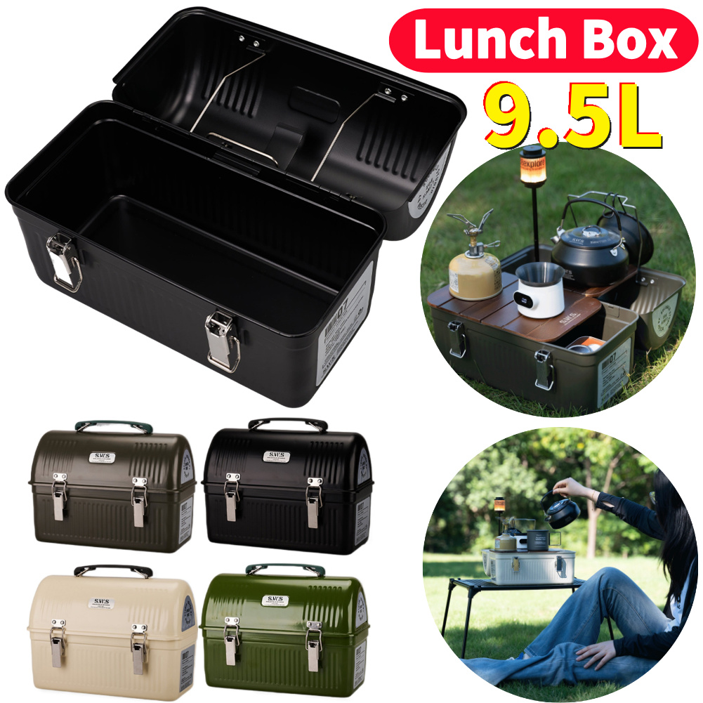 Outdoor Camping Stores - Boîte à déjeuner en métal de