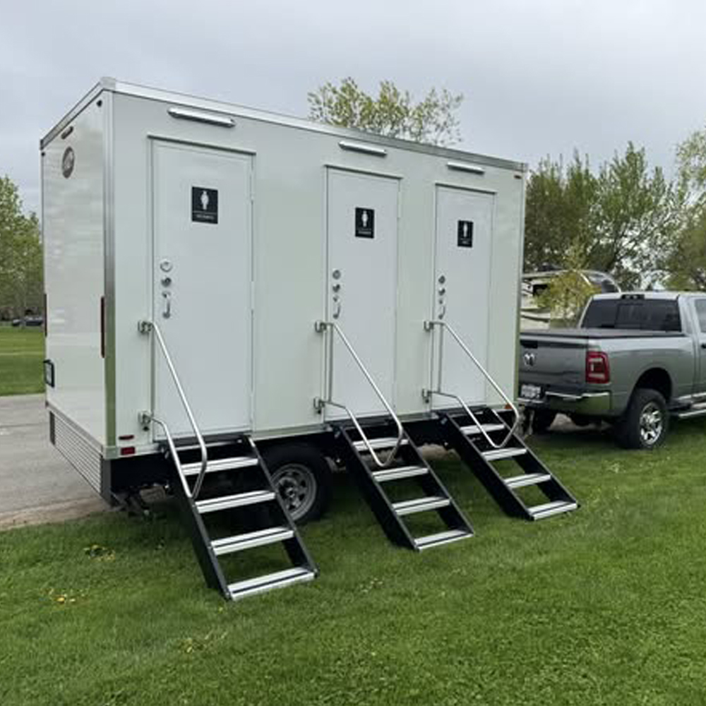 Outdoor Camping Rental - Remorque de toilettes mobiles de luxe