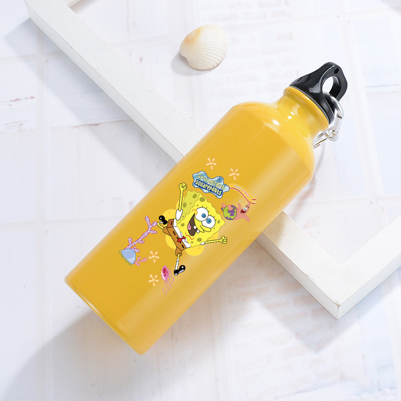 Outdoor Y Camping - Bouteille d'eau en aluminium SpongeBob pour
