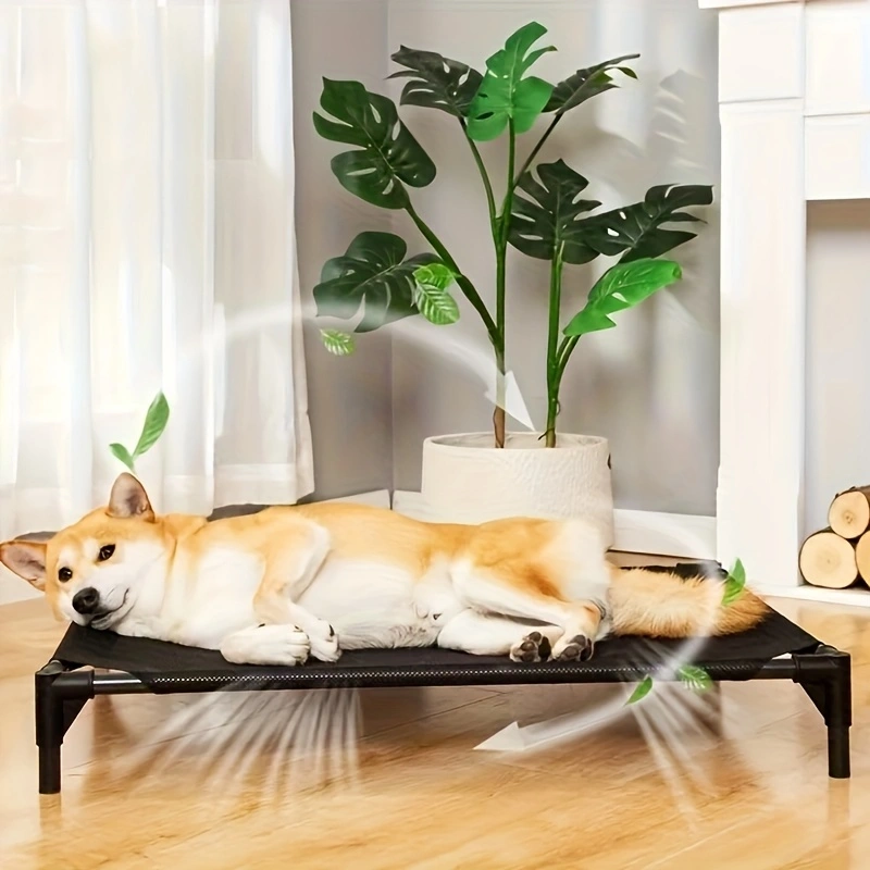 Outdoor Camping Cot - Lit de refroidissement surélevé pour chien,