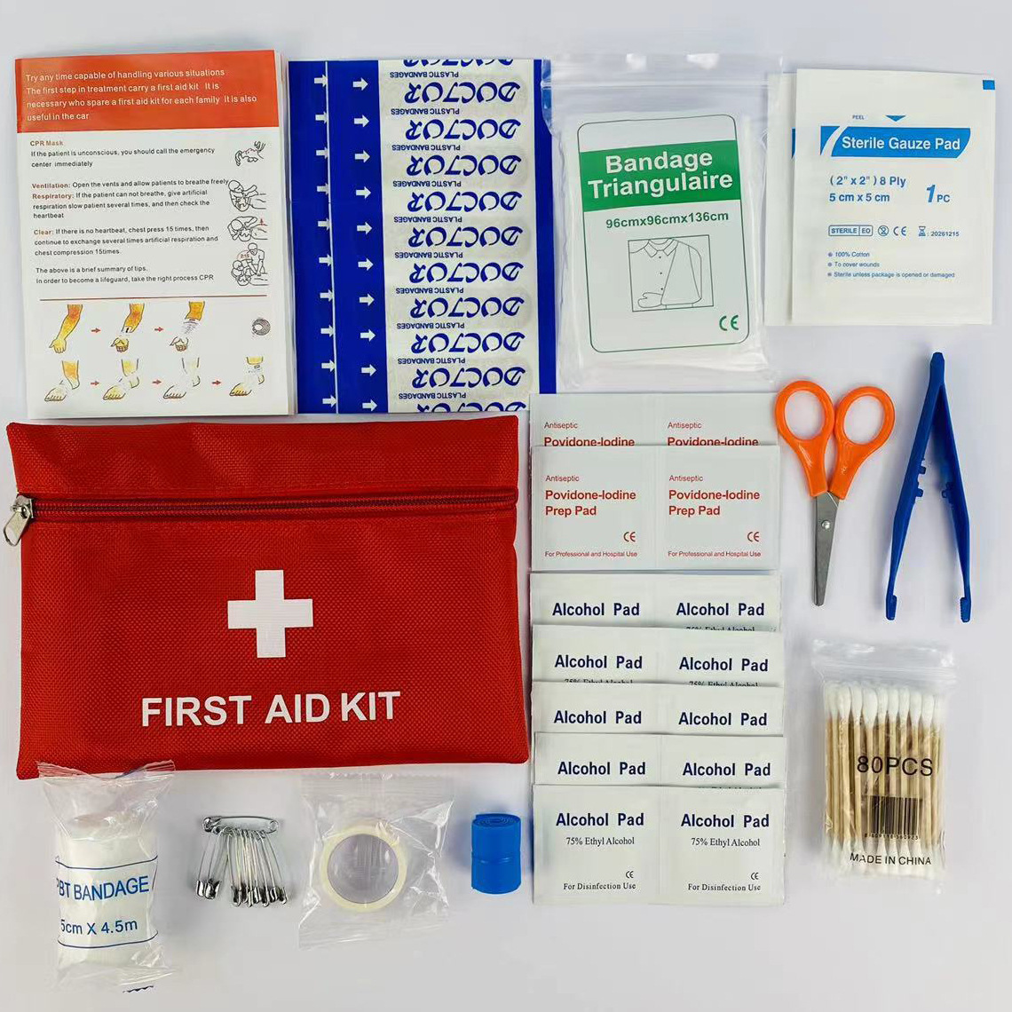 Outdoor Camping Essentials - Trousse de premiers secours de 14