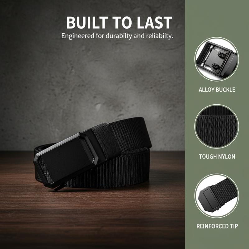 Outdoor Camping Activities For Adults - Ceinture en nylon pour homme avec