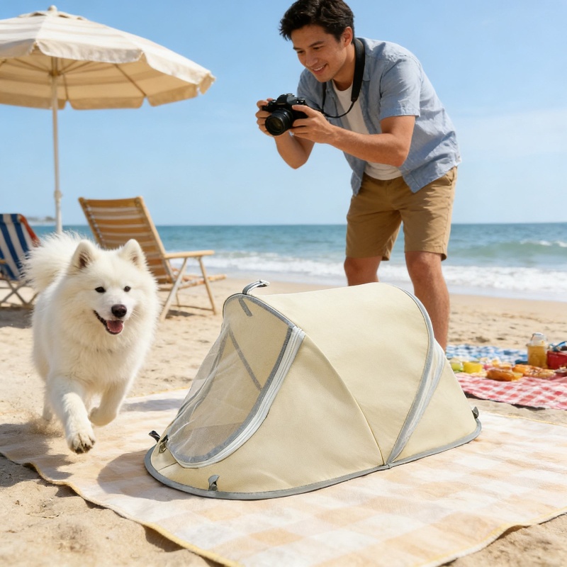 Outdoor Camping Dog Fence - Nouvelle tente portable pour chien, protection