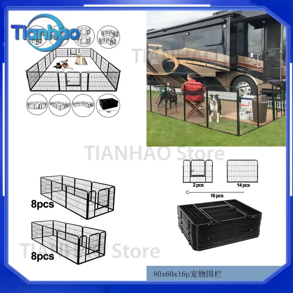 Outdoor Camping Dog Fence - Parc pour animaux de compagnie, clôture