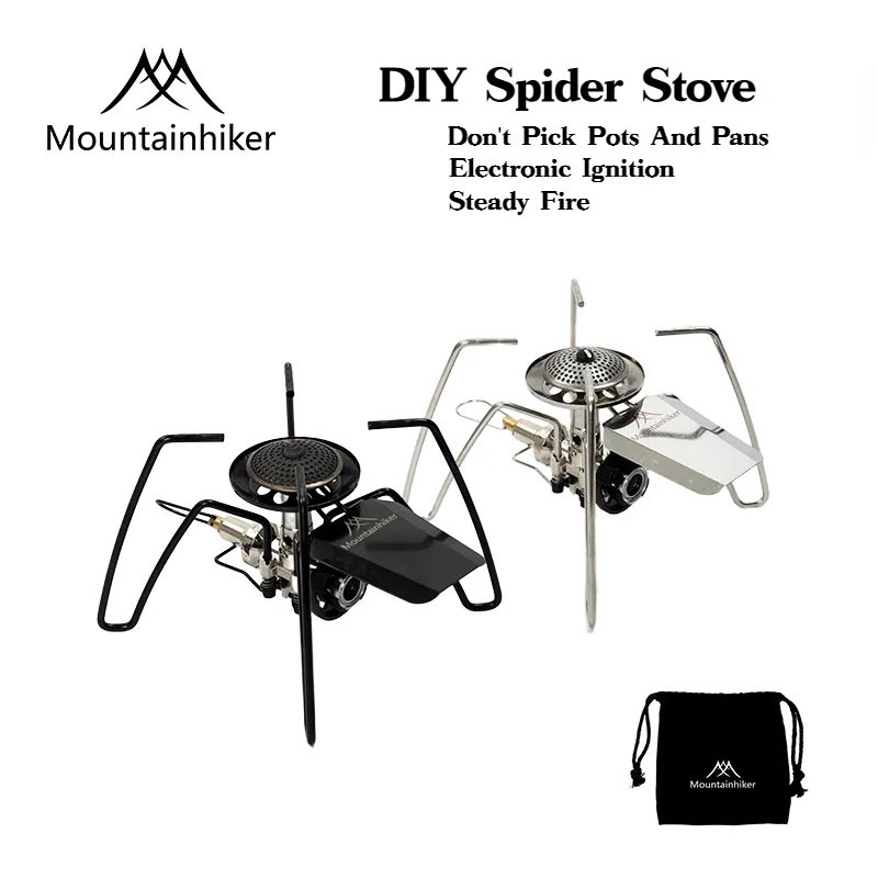 Outdoor Camping Stove Wood - MOUNTAINHIKER Spider Stove extérieur pliant léger
