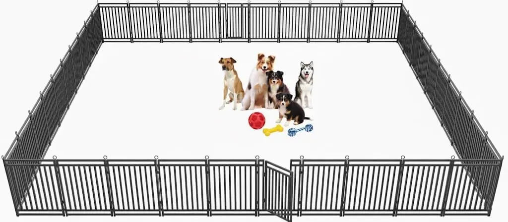 Outdoor Camping Dog Fence - Clôture pour chien d'extérieur et d'intérieur,