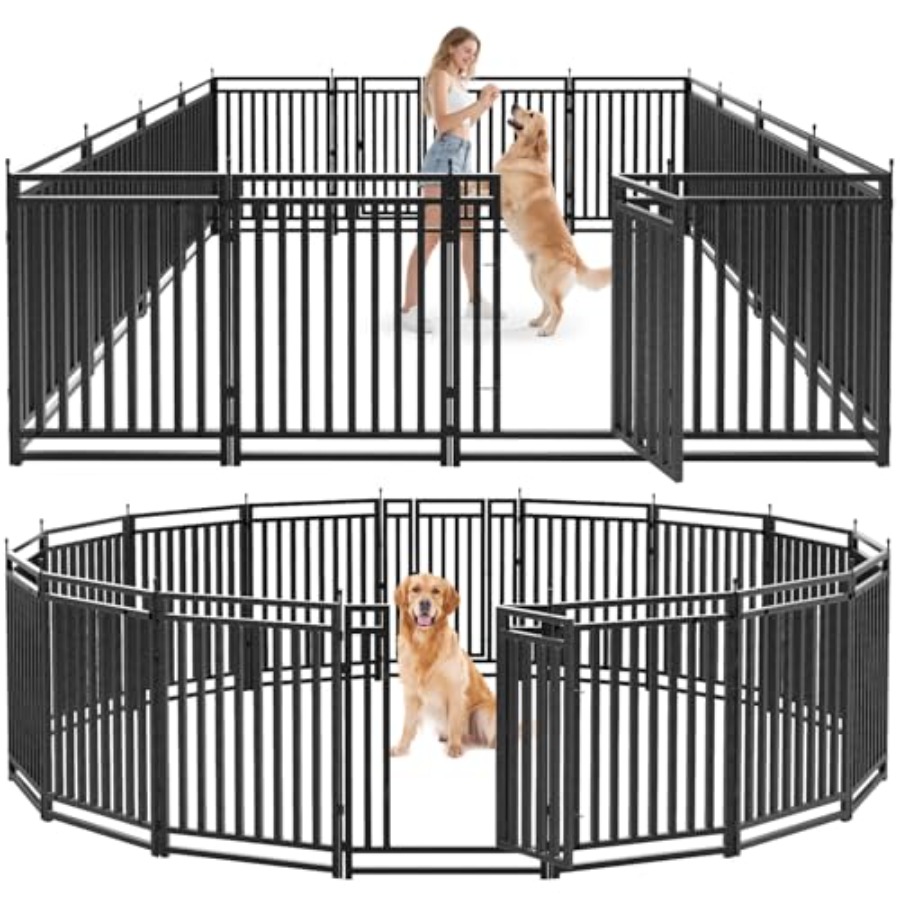 Outdoor Camping Dog Fence - Clôture pour chien d'extérieur pour cour,