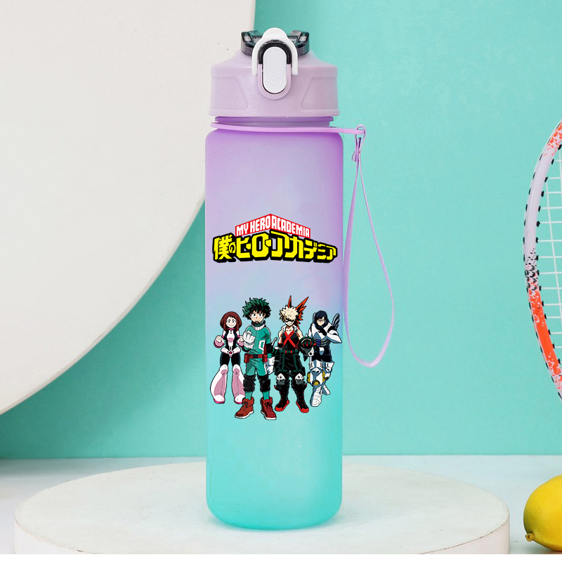 Outdoor Y Camping - Bouteille d'eau avec paille Anime My