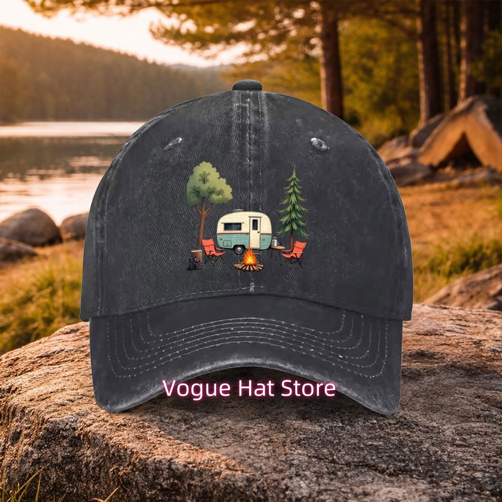 Outdoor Camping Activities For Adults - Casquette de baseball décontractée et polyvalente,
