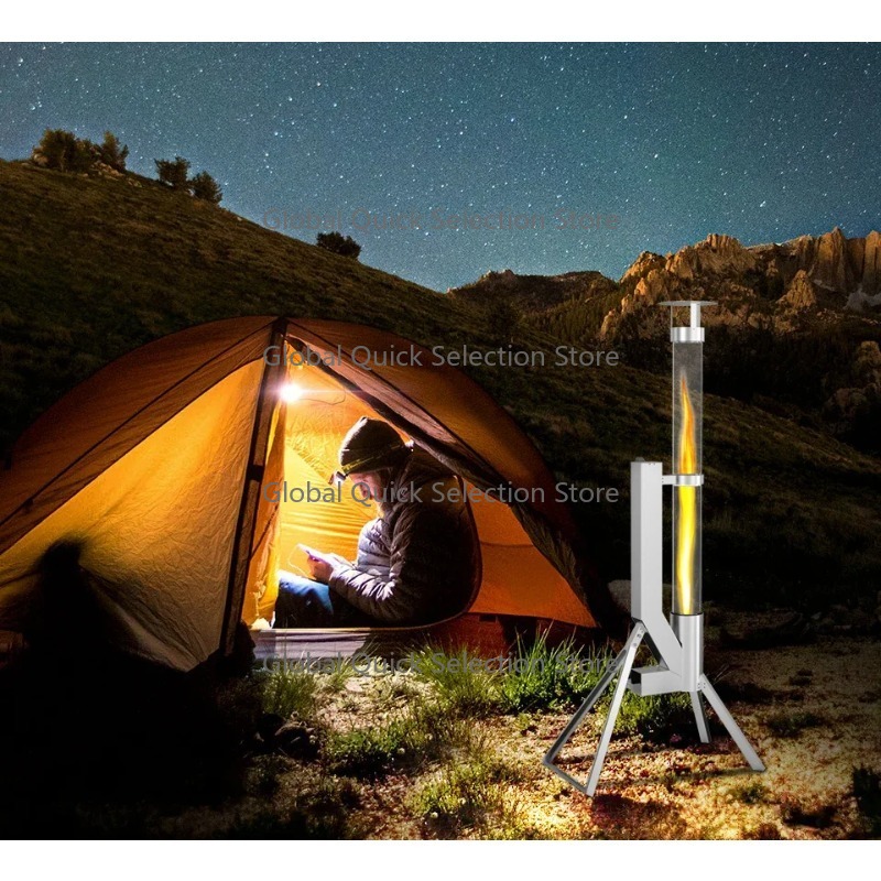 Poêle à granulés extérieur en  - Outdoor Camping Stove avis et prix