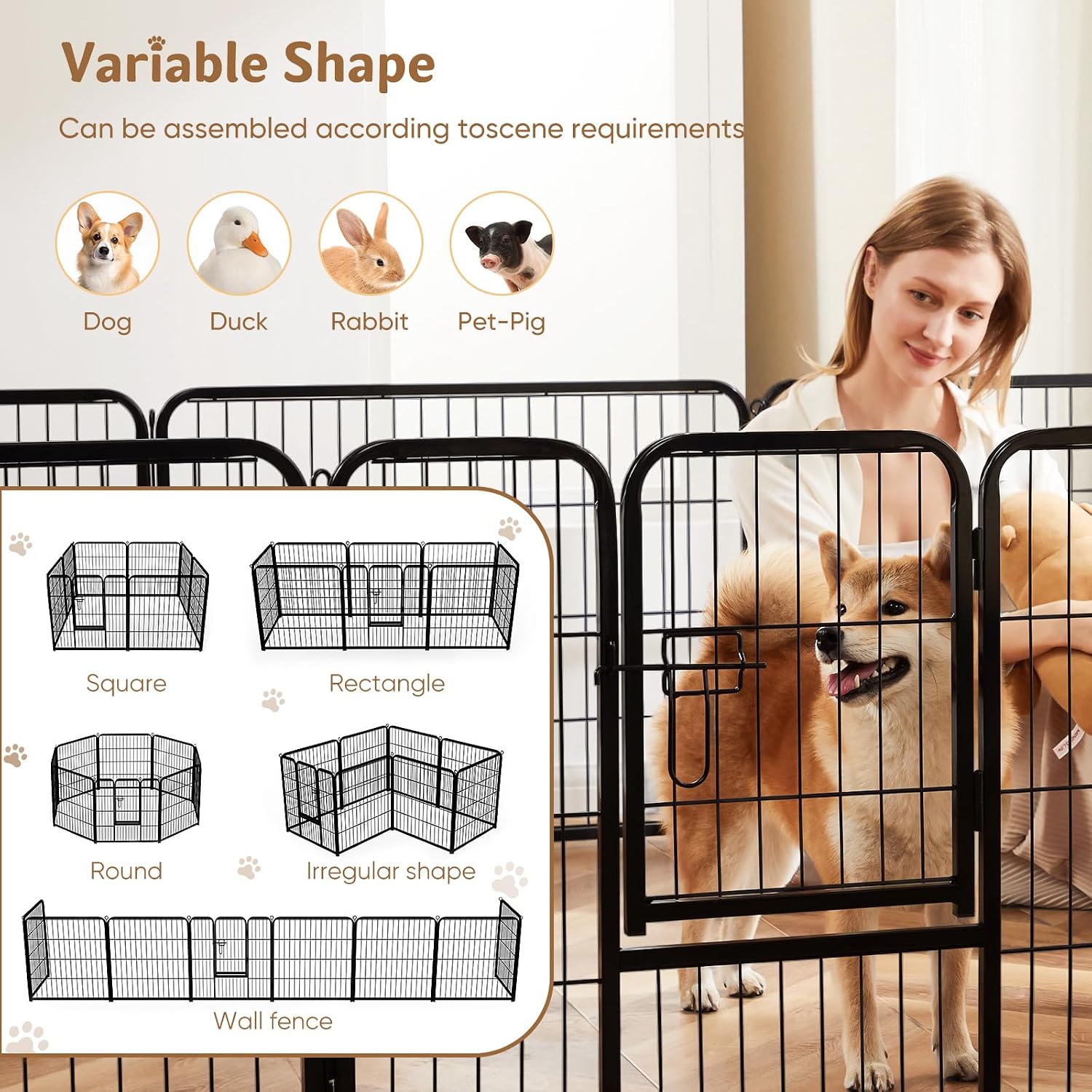 Parc pour animaux de compagnie - Outdoor Camping Dog Fence avis et prix