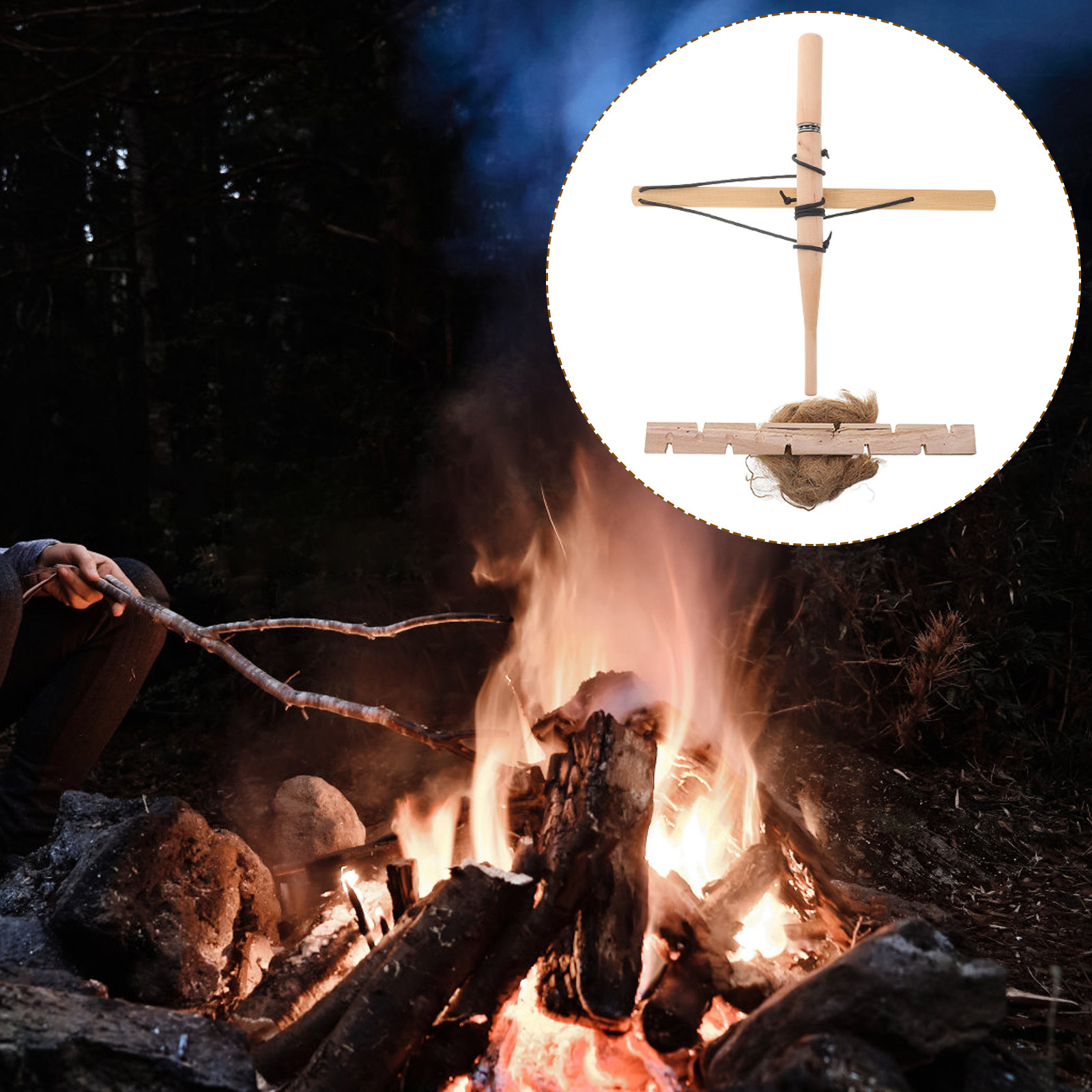 Allume-feu primitif, perceuse  - Outdoor Y Camping avis et prix