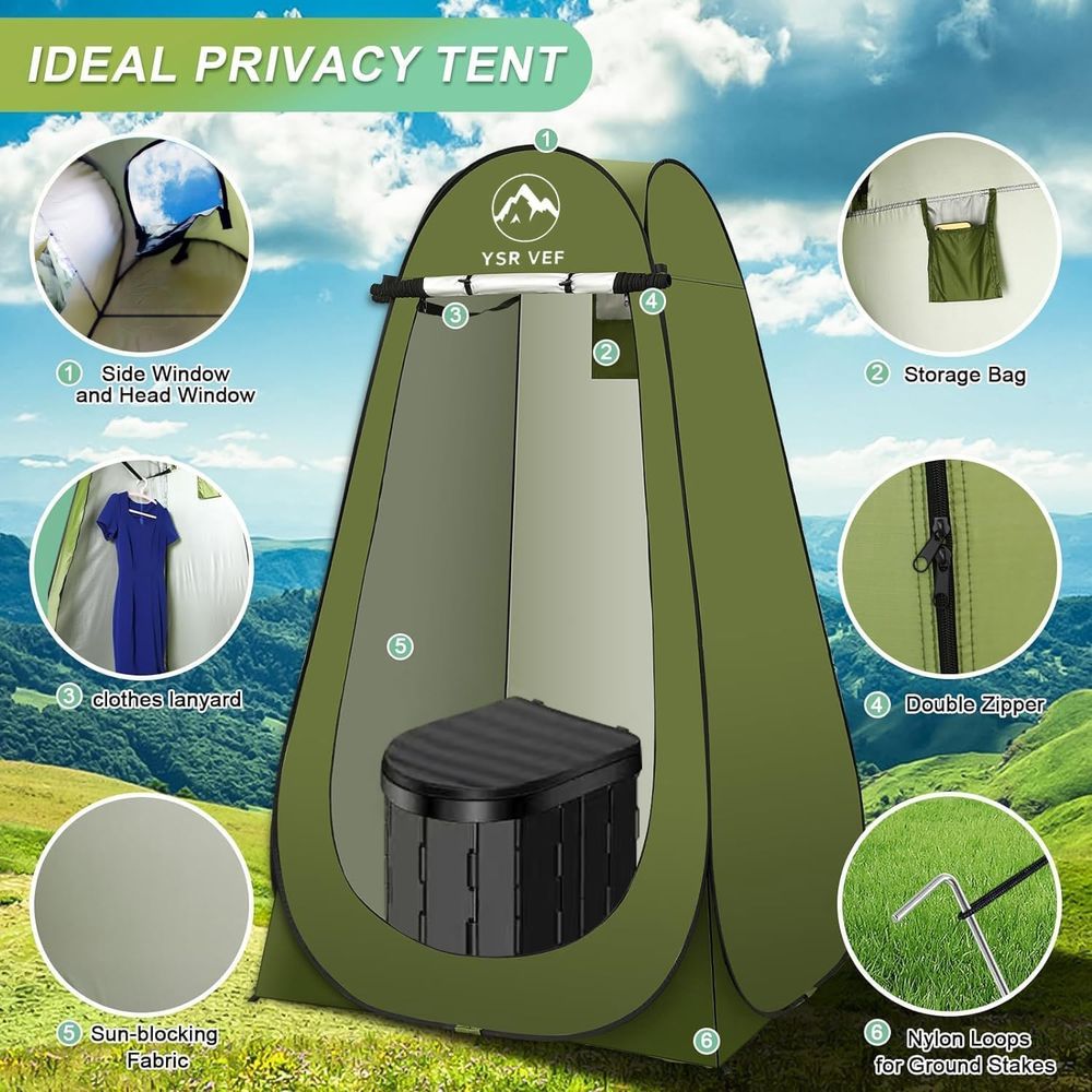 Kit de toilettes portables, to - Camping Tent avis et prix
