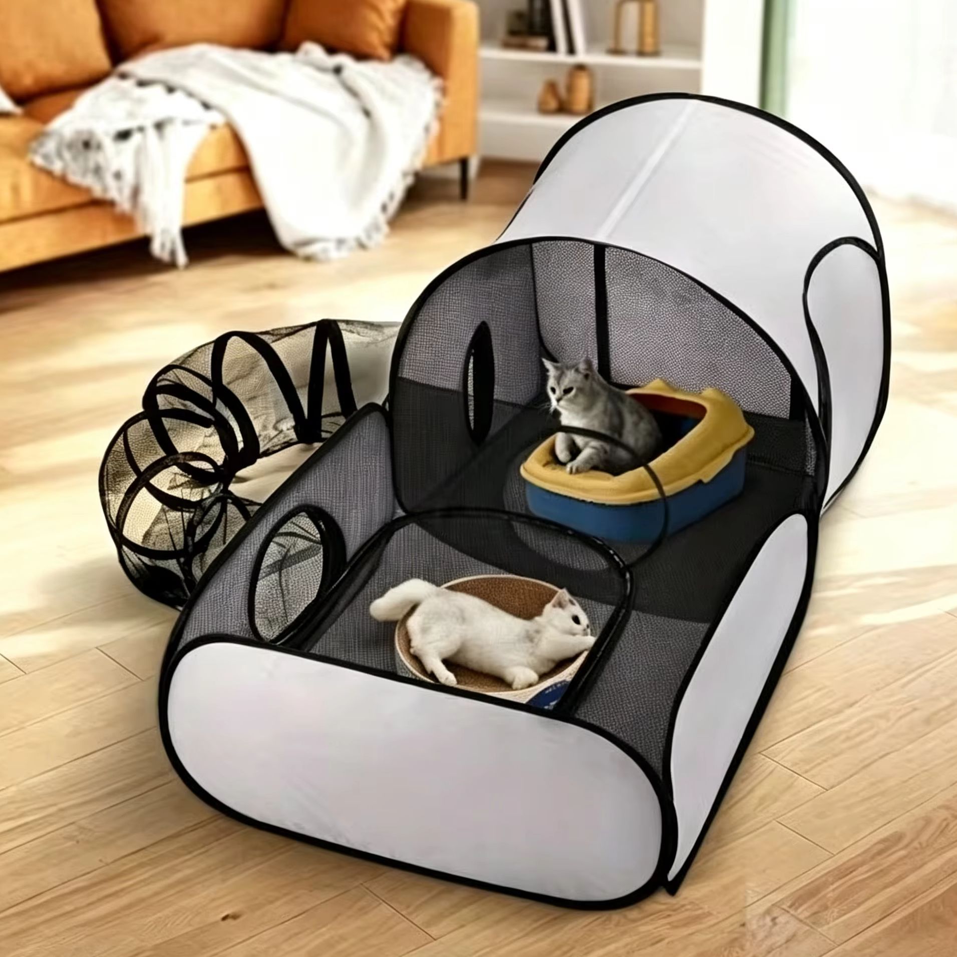 Tente pliable pour chat avec t - Outdoor Camping Dog Fence avis et prix