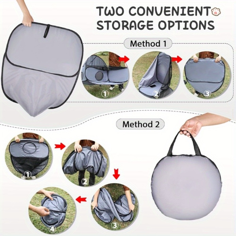 Tente pliable pour chat avec t - Outdoor Camping Dog Fence avis et prix