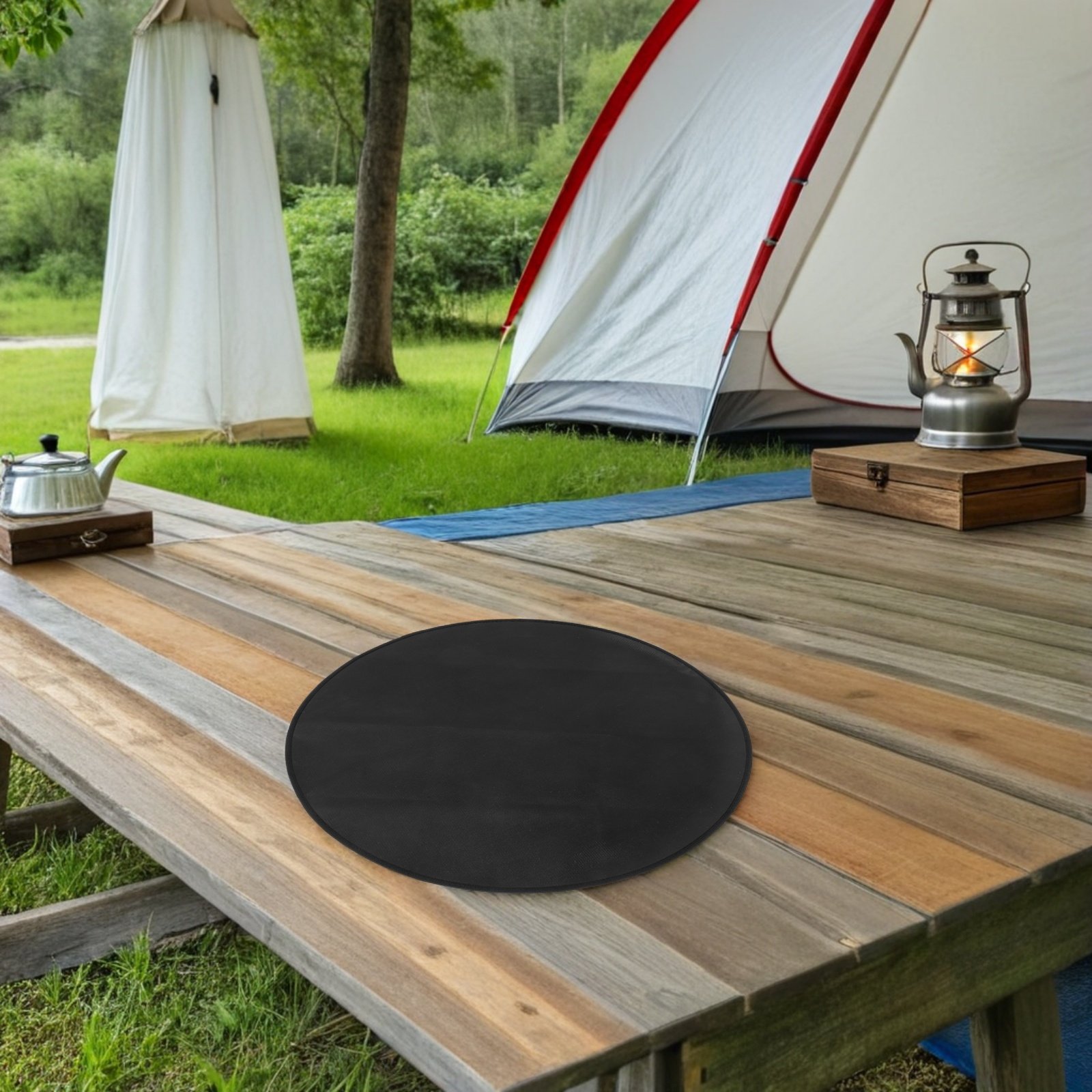 Tapis de barbecue rond ignifug - Outdoor Camping Stove avis et prix