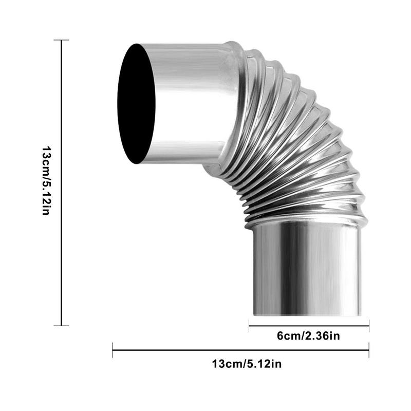Revêtement de cheminée coudé à - Outdoor Camping Stove Wood avis et prix
