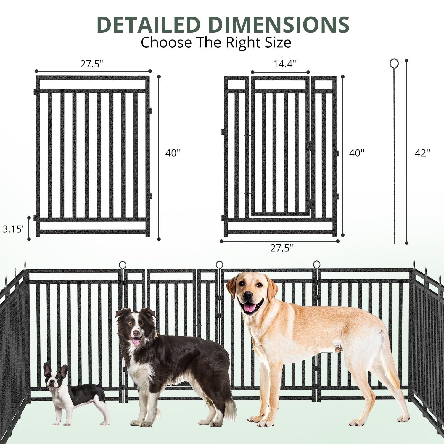 Clôture extérieure pour chien  - Outdoor Camping Dog Fence avis et prix
