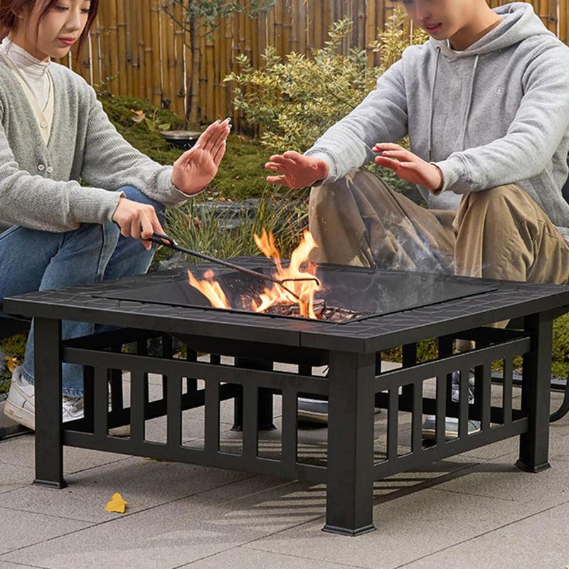 Poêle à bois carré pour campin - Outdoor Camping Stove Wood avis et prix