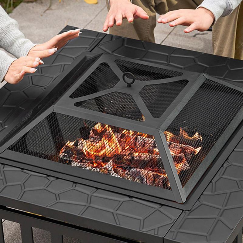Poêle à bois carré pour campin - Outdoor Camping Stove Wood avis et prix