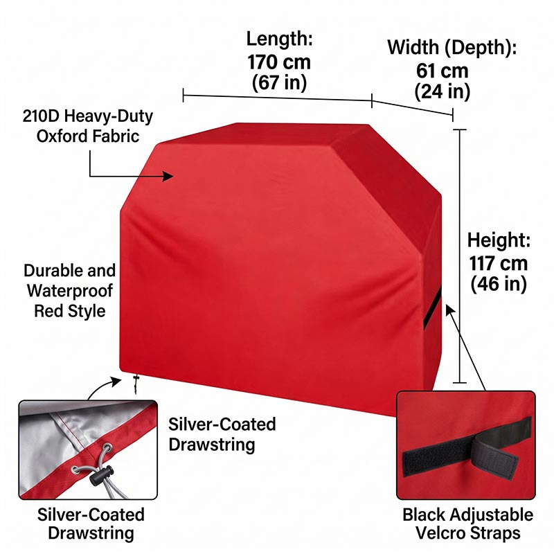 Housse de barbecue 210D, anti- - Outdoor Camping Stove avis et prix
