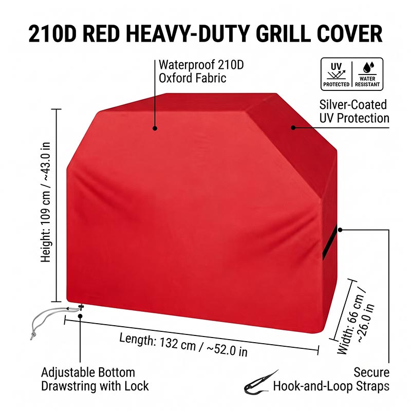 Housse de barbecue 210D, anti- - Outdoor Camping Stove avis et prix