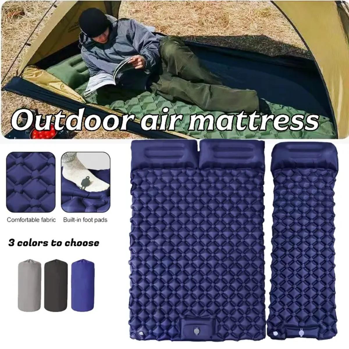 Matelas pneumatique simple et  - Outdoor Camping Mat Waterproof avis et prix
