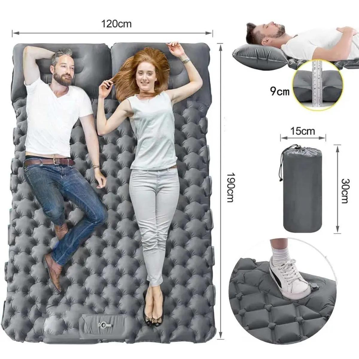 Matelas pneumatique simple et  - Outdoor Camping Mat Waterproof avis et prix