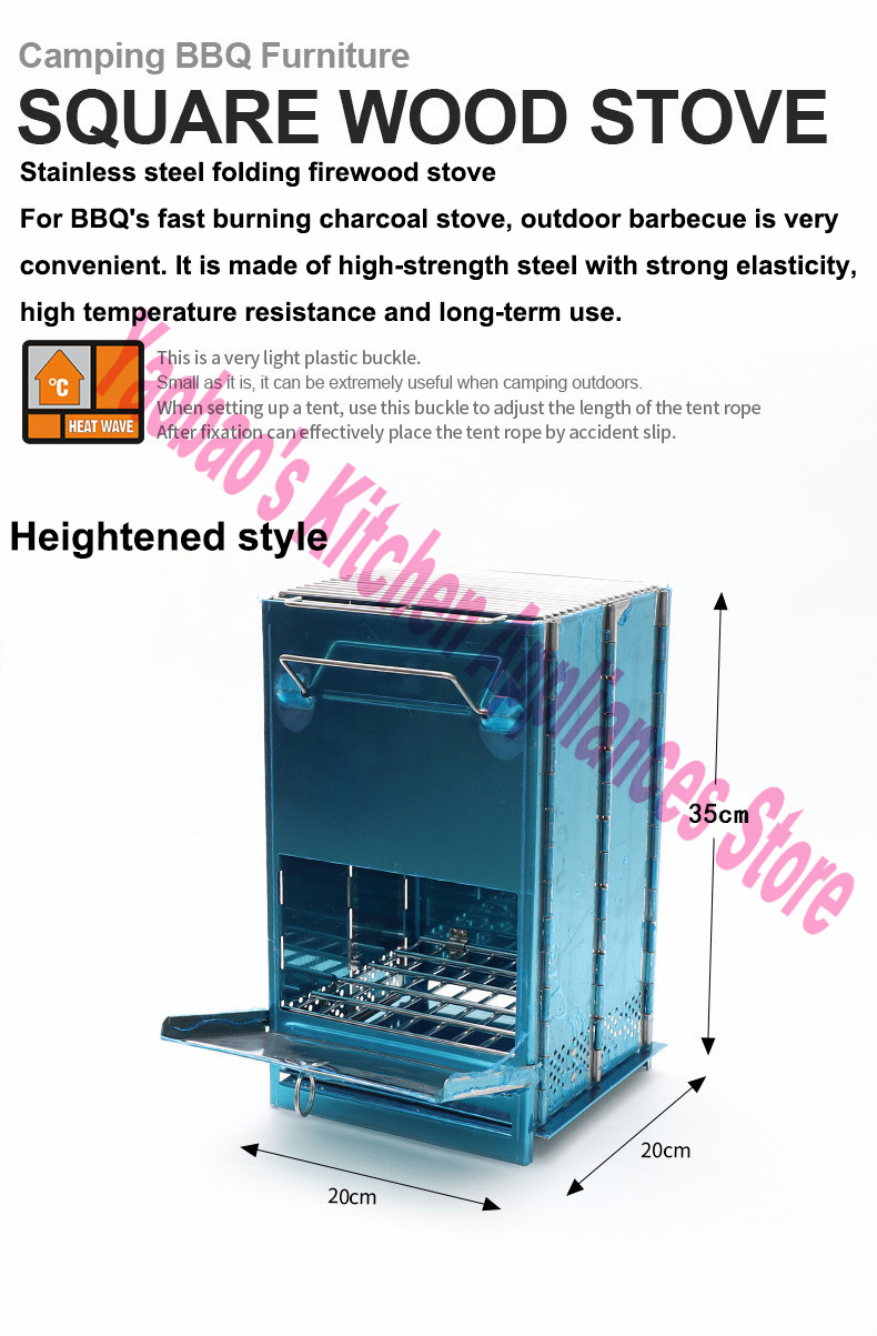 Réchaud à bois démontable et p - Outdoor Camping Stove Wood avis et prix
