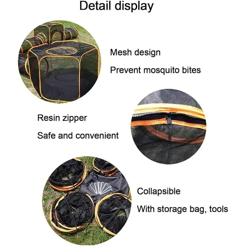 Enclos pour chats 6-en-1 avec  - Outdoor Camping Dog Fence avis et prix