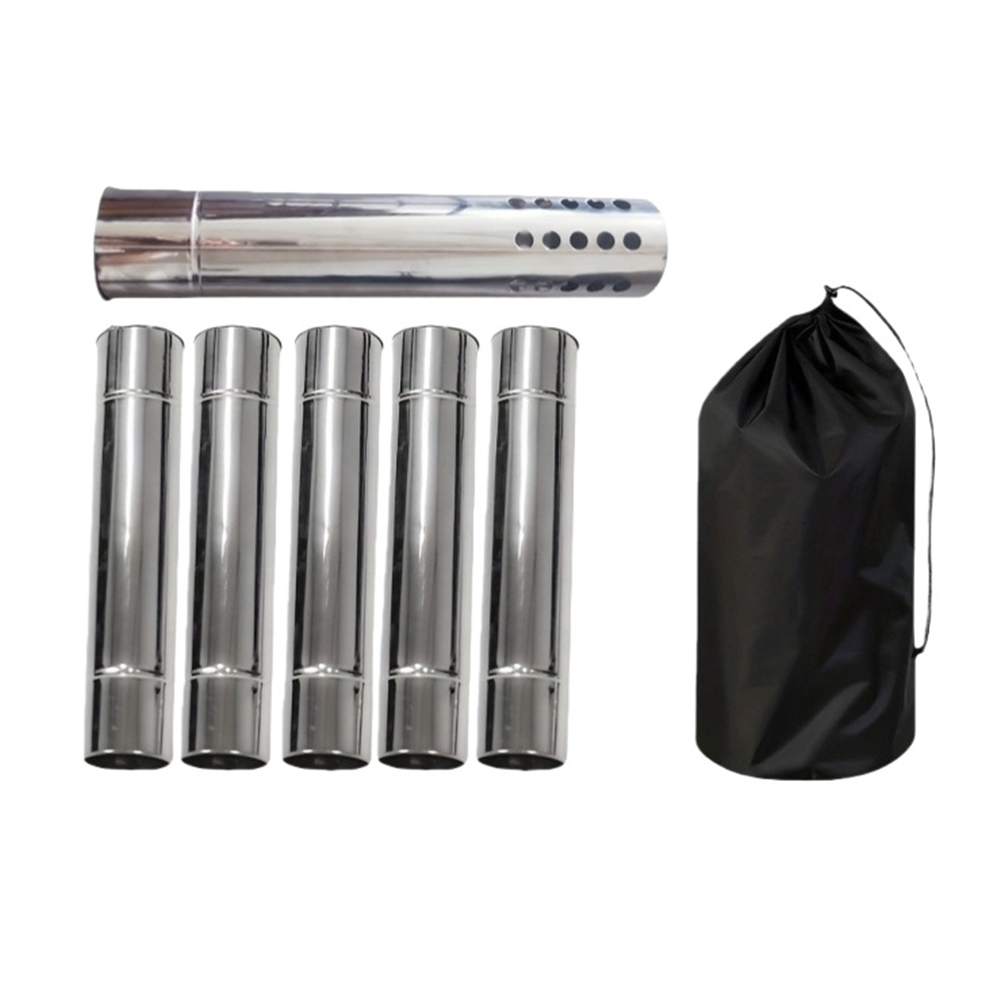 Kit de tuyaux à fumée en acier - Outdoor Camping Stove Wood avis et prix