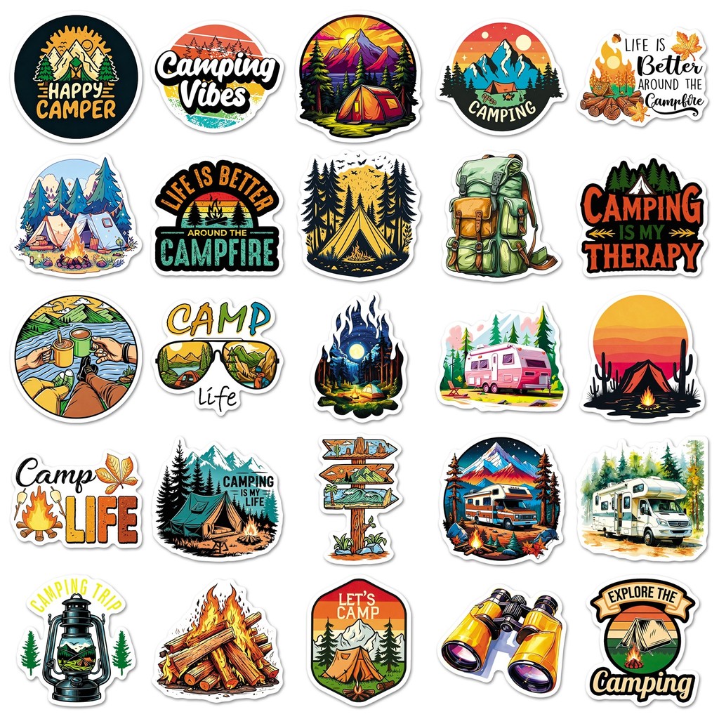 50 feuilles d'autocollants ten - Outdoor Camping Stores avis et prix