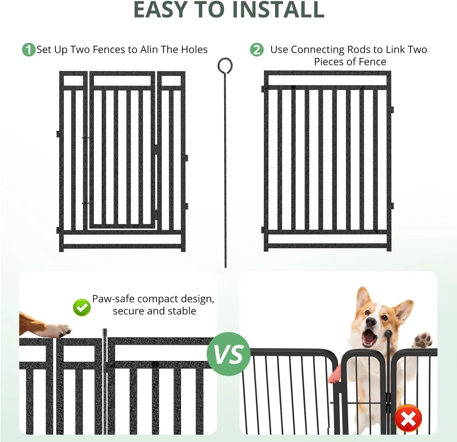 Clôture pour chien d'extérieur - Outdoor Camping Dog Fence avis et prix