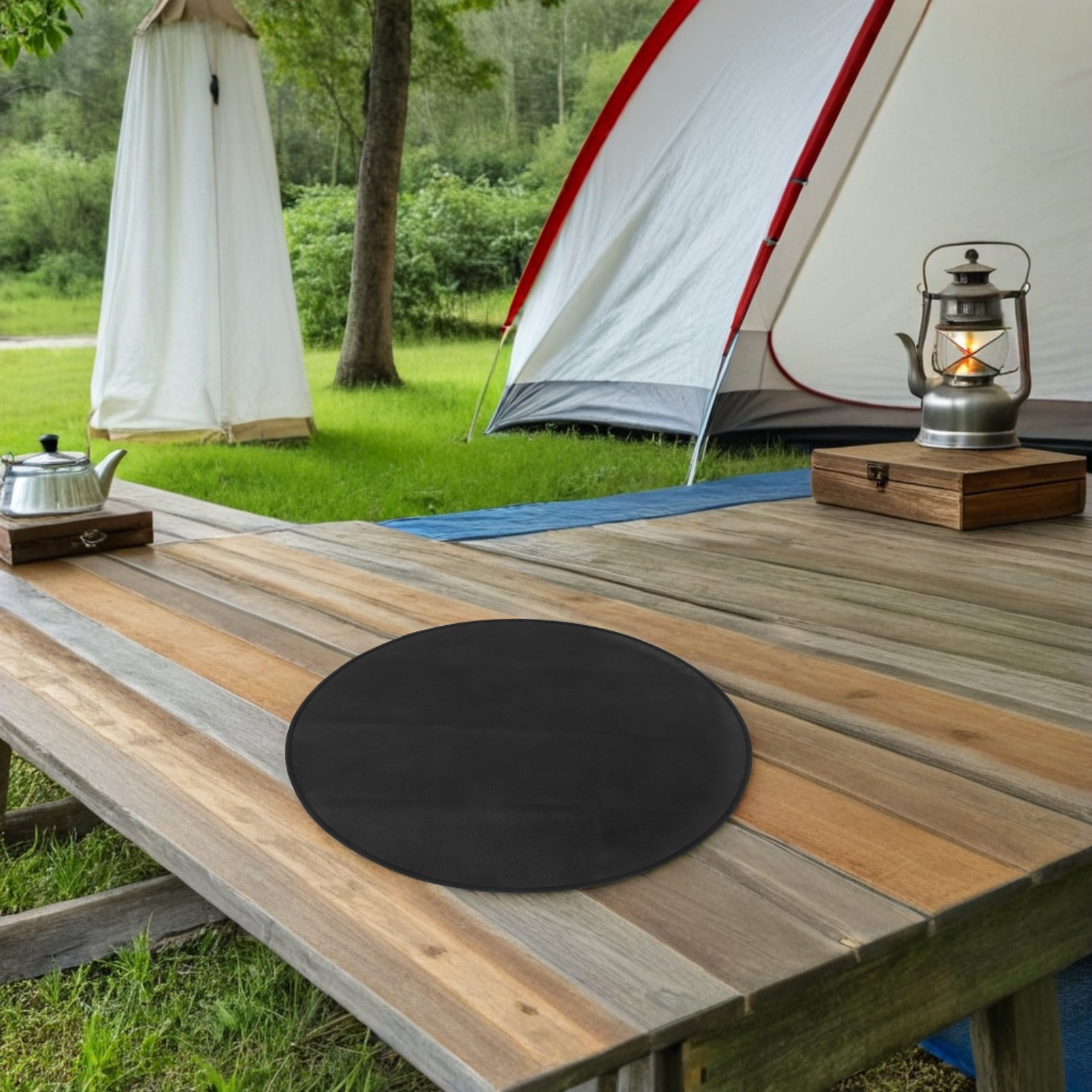 Tapis de barbecue rond ignifug - Outdoor Camping Stove avis et prix