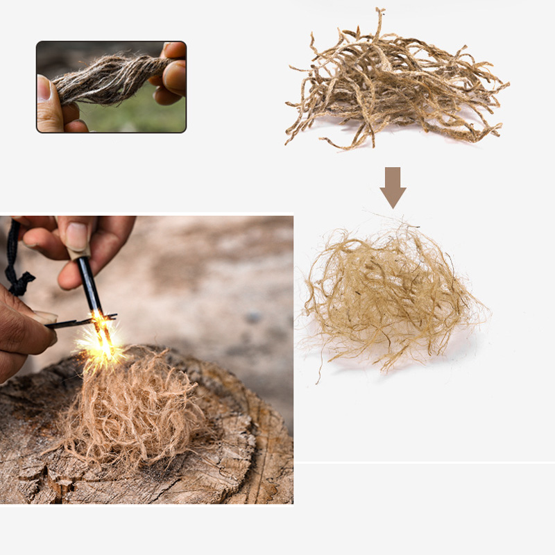 Allume-feu portable en corde d - Outdoor Camping Stove Wood avis et prix