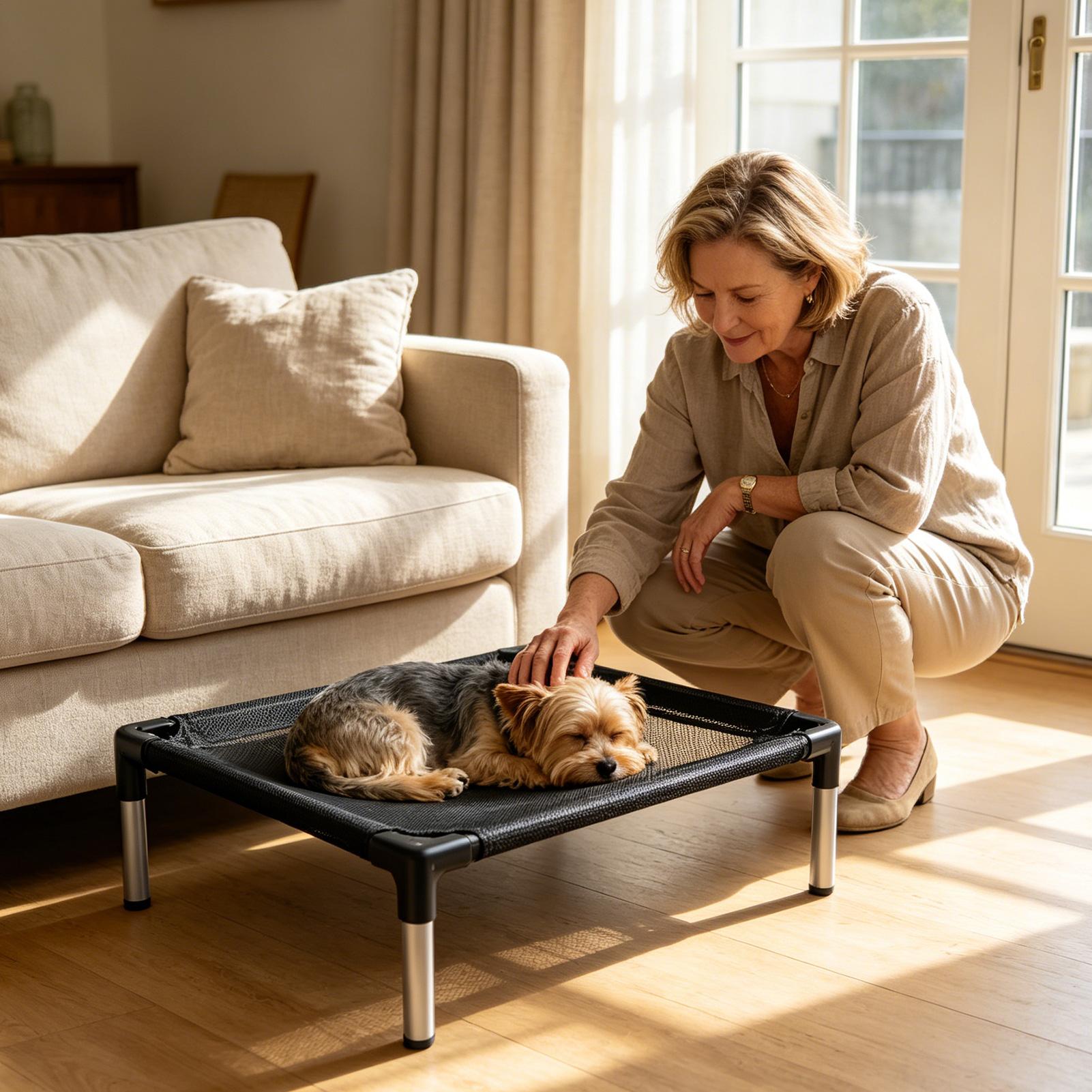 Lit surélevé pour chien en mai - Outdoor Camping Cot avis et prix