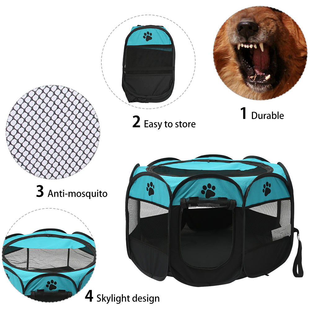 Tente pliante pour animaux de  - Outdoor Camping Dog Fence avis et prix