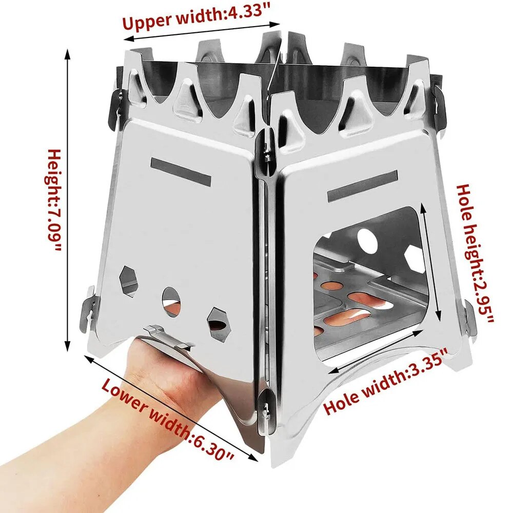 Poêle à bois de camping portab - Outdoor Camping Stove Wood avis et prix