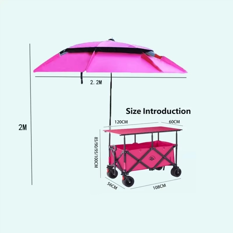 Chariot pliant robuste de 420  - Outdoor Camping Table avis et prix